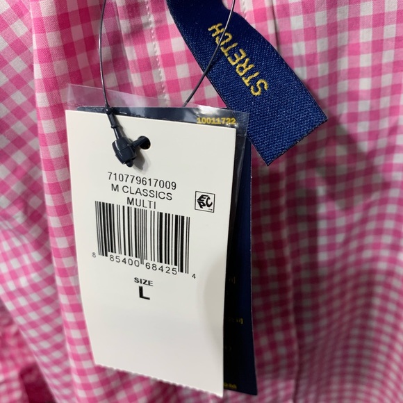 Ralph Lauren Men’s Long Sleeve Button Up Pink Checkered Shirt - Picture 3 of 7